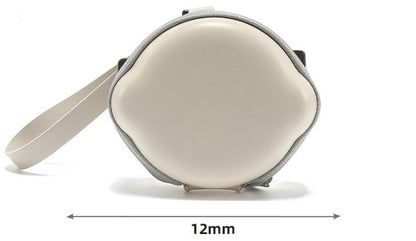 EVA Leather Shell-Shaped Foldable Sunglasses Carry Case