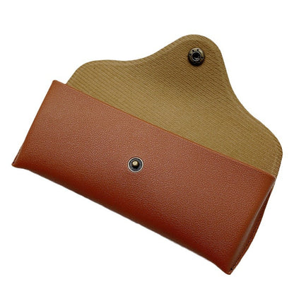 Retro PU Leather Eyeglass Case