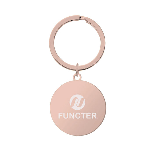 Metal Round Key Chain