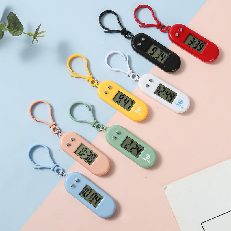 Mini Keychain Clock W/ Hook