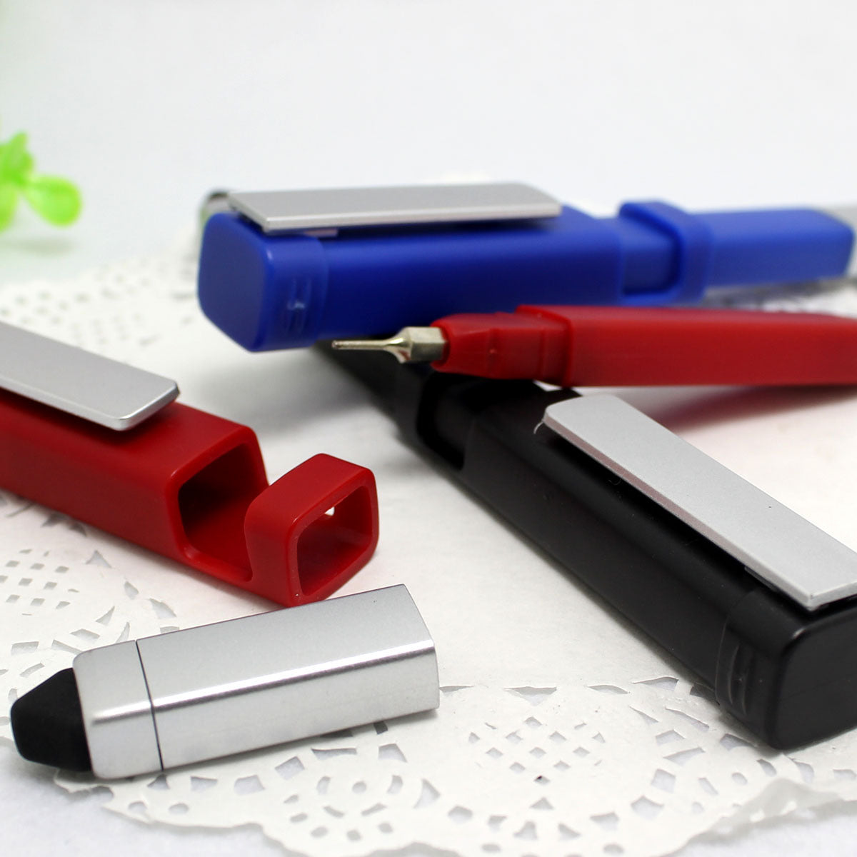 6" 1 Multifunctional Square Ballpoint Pen