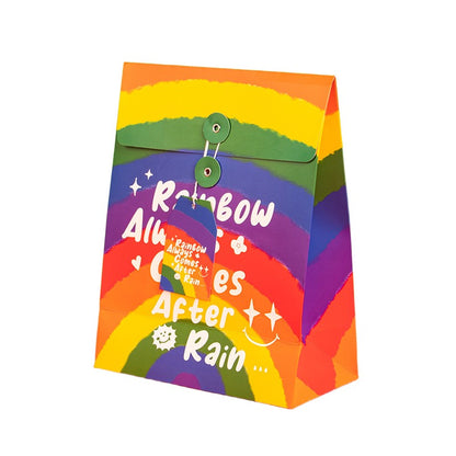 Colorful Paper Packaging Bag 8 x 10 x 4"