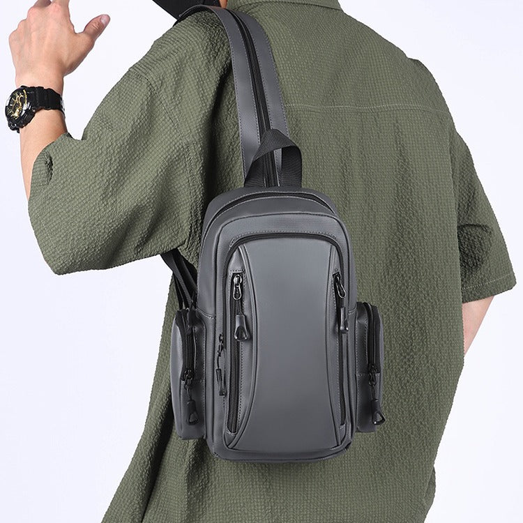 PU Waterproof Light Weight Backpack Crossbody