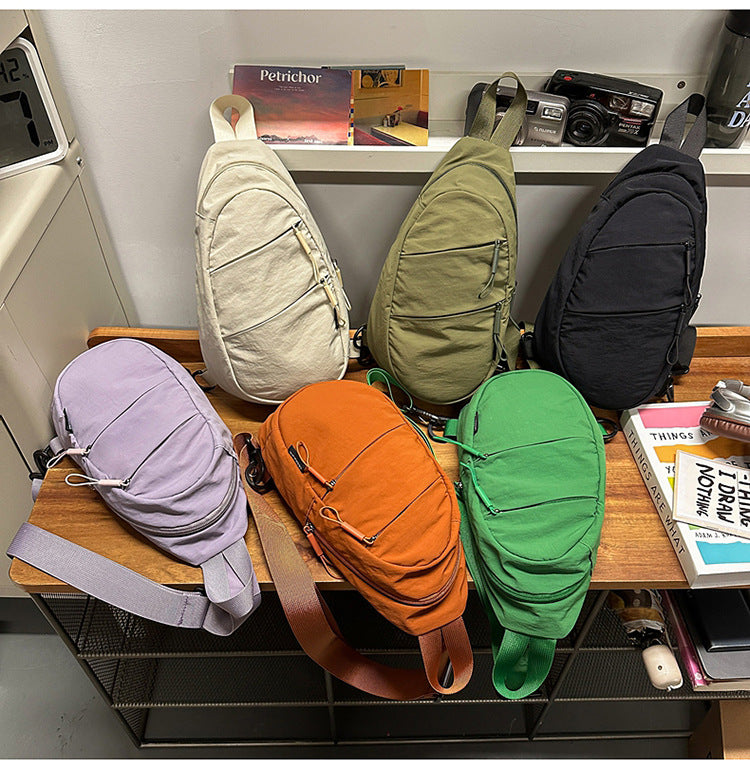 Nylon Backpack Crossbody Chest Bag