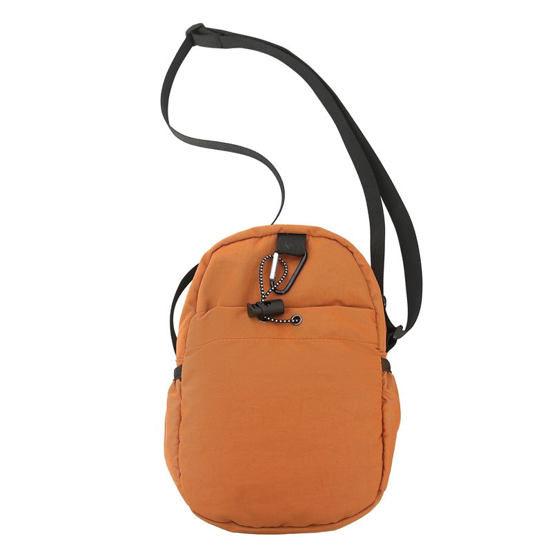 Sport Drawstring Nylon Crossbody Bag Chest Bag