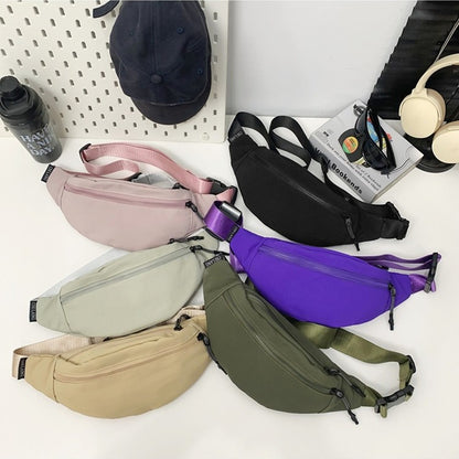 Nylon Waterproof Backpack Crossbody Waist Bag