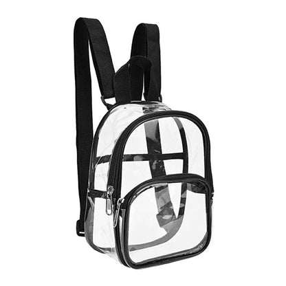 Clear PVC Crossbody Shoulder Bag Backpack