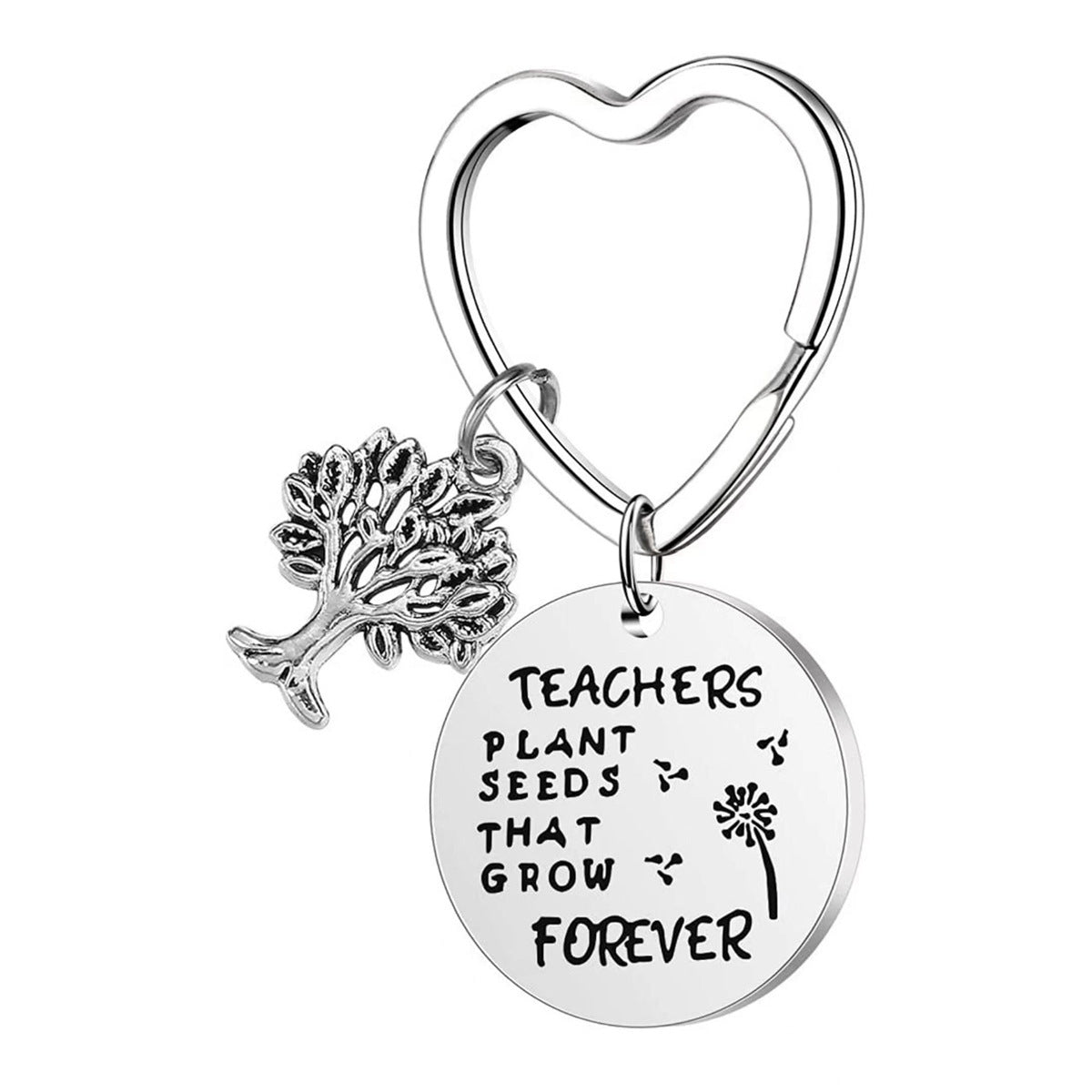 Custom Minimalist Metal Round Key Chain