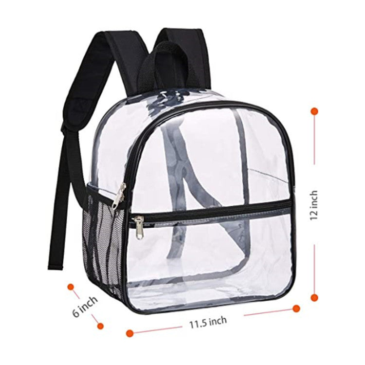 Clear PVC Crossbody Shoulder Bag Backpack