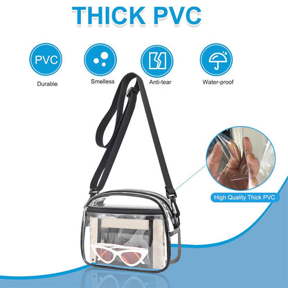 PVC Transparent Crossbody Bag Single Shoulder Bag