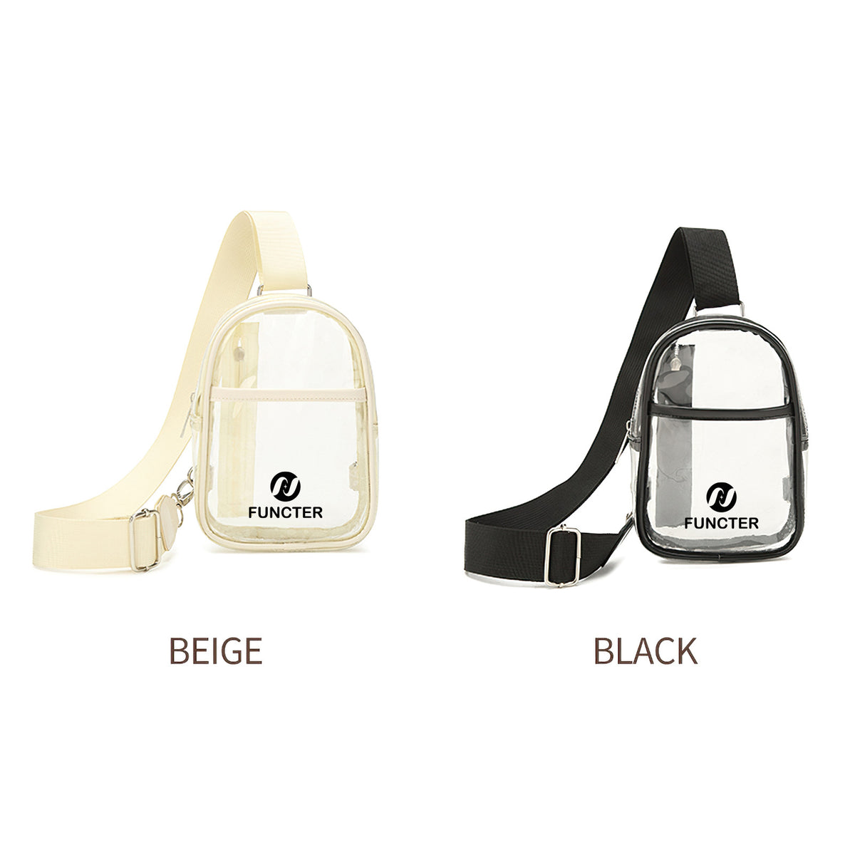 Clear PVC Transparent Crossbody Bag Backpack