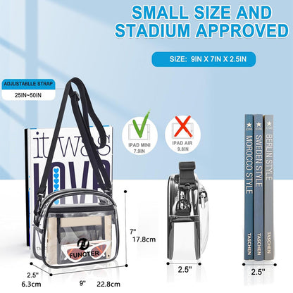 PVC Transparent Crossbody Bag Single Shoulder Bag