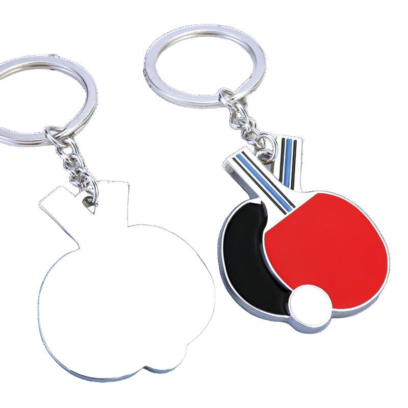 Mini Table Tennis Keychain With Paddle and Ball