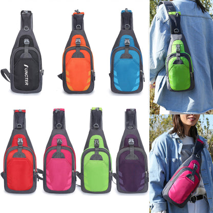 Sport Crossbody Sling Bag Backpack Travel Hiking Chest Bag Daypack
