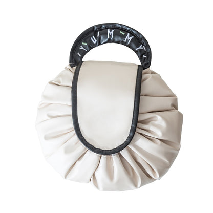 Waterproof PU Pull String Lazy Makeup Organizer Bag Handheld Cosmetic Pouch
