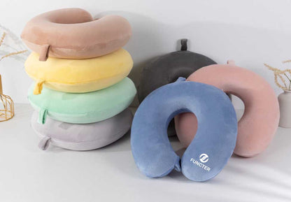 Travel Neck Pillow Memory Foam Airplane U Shaped Pillow