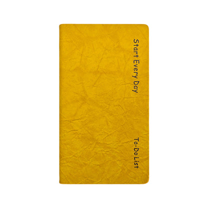 A6 Crinkle PU Leather Notebook