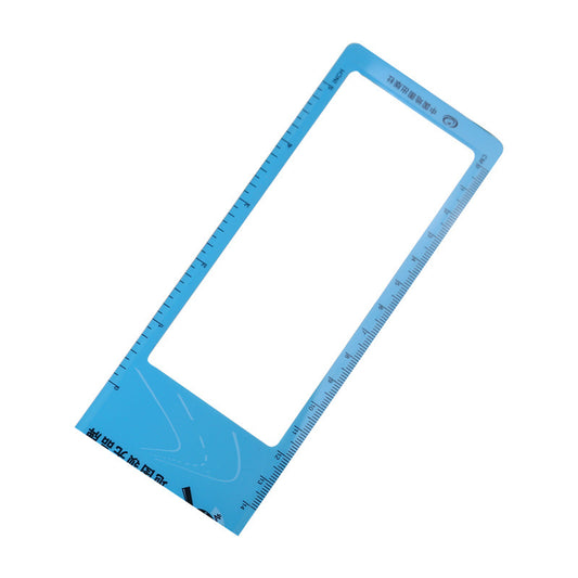 Custom PVC 3+6 Dual Focus Bookmark Card Magnifier/Bookmark