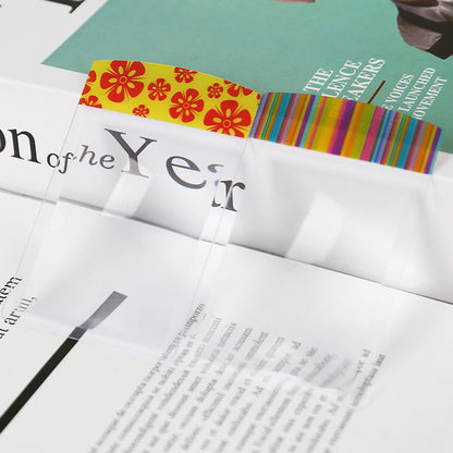 Custom Eco-Friendly PVC Business Card Magnifier/Bookmark