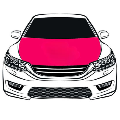 Car Flag Hood Cover Customized Valentine's Day Edition Car Pattern