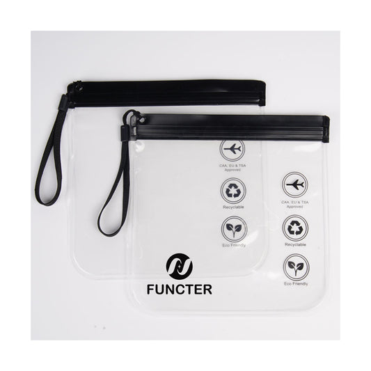 Transparent Aviation Travel Sealed Waterproof Toiletry Bag