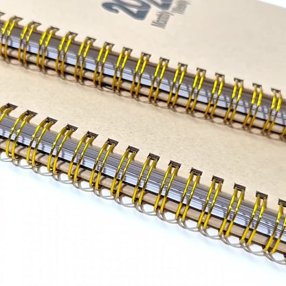 Metal Edged Spiral Journal A5 Notebook