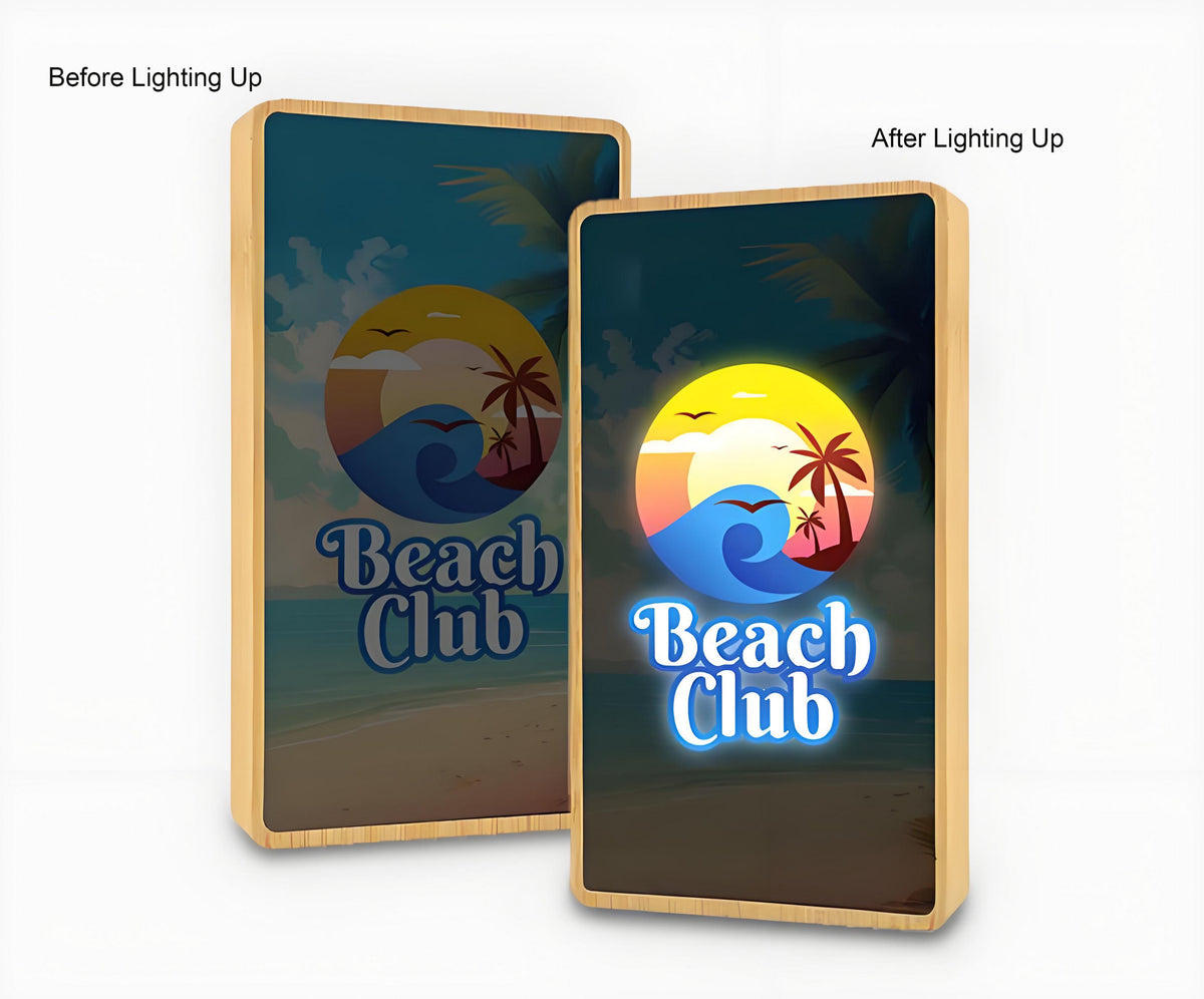 8000mAh 22.5 W Full Color Flashing LED Light Up Power Bank