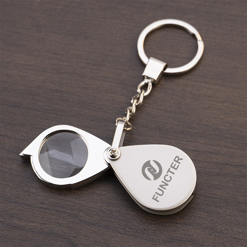 30X Jewelers Loupe Magnifier Keychain