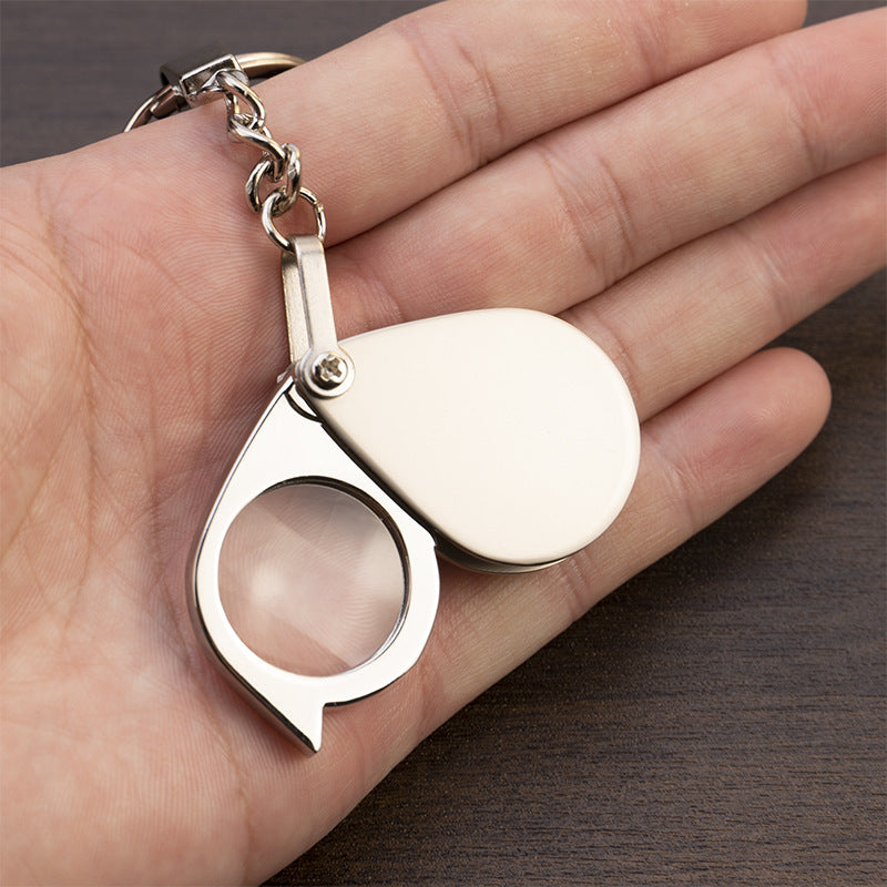 30X Jewelers Loupe Magnifier Keychain