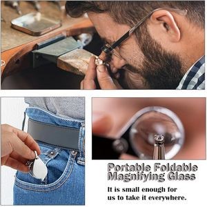 30X Jewelers Loupe Magnifier Keychain