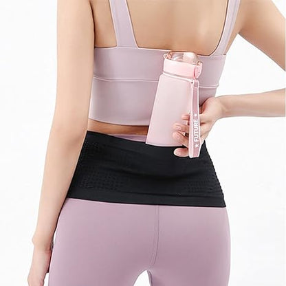 Multifunctional Knit Breathable Concealed Waist Bag For Women Men Outdoor Activities(M)