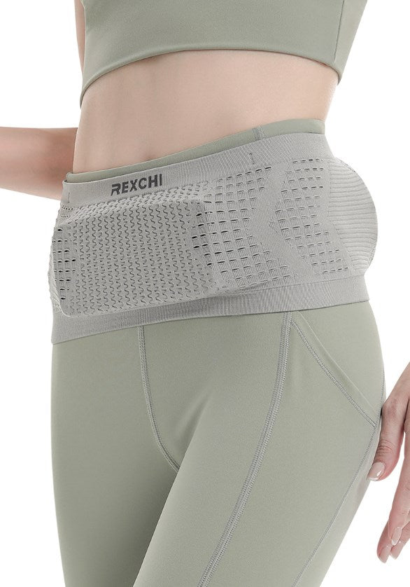 Multifunctional Knit Breathable Concealed Waist Bag For Women Men Outdoor Activities(M)