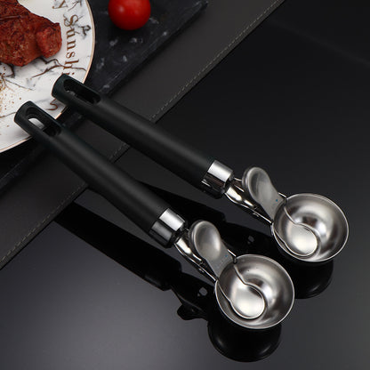 304 Stainless Steel Ice Cream Scoop with Trigger Release Heavy Duty Ice Ball Maker