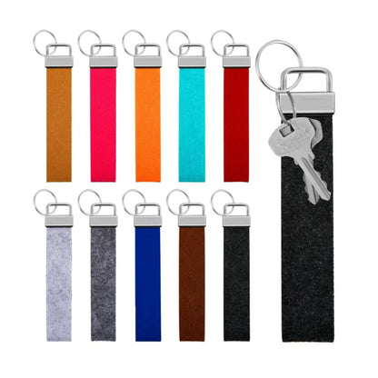 Colorful Felt Keychain