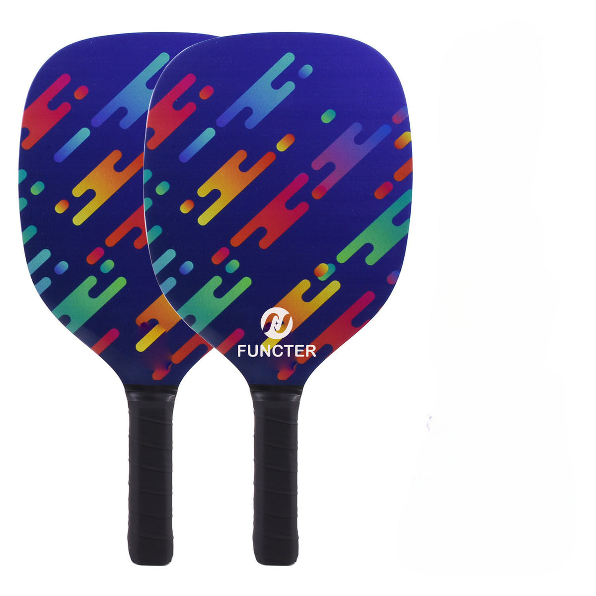 Children Custome Wooden Pickleball Rackets No Edge Wrapping