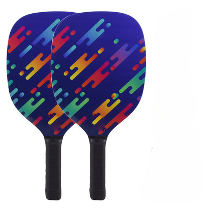 Children Custome Wooden Pickleball Rackets No Edge Wrapping