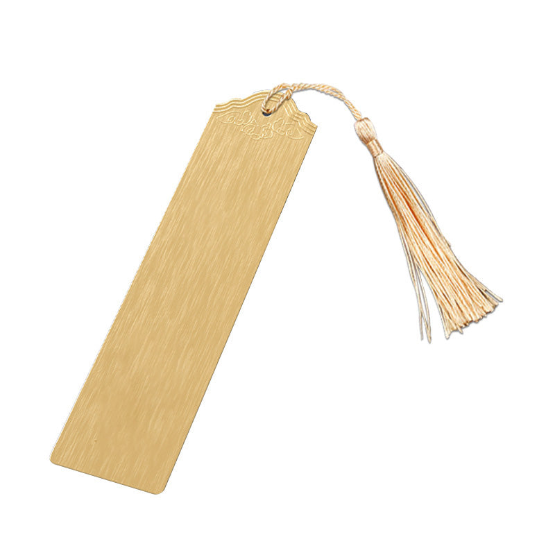 Metal Bookmark With Tassel