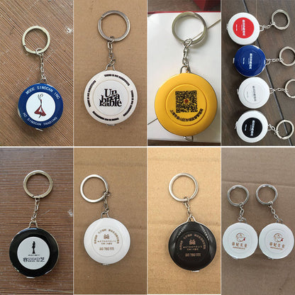 Mini Candy Retractable Tape Measure Keychain