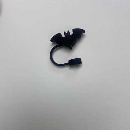Bat Shape Silicone Straw Covers Cap