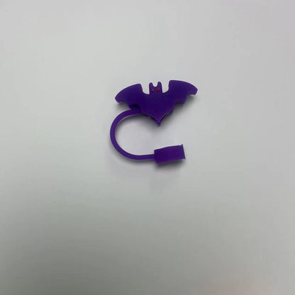Bat Shape Silicone Straw Covers Cap
