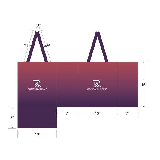 Laminated Non-Woven Tote Bag w/Matte Surface