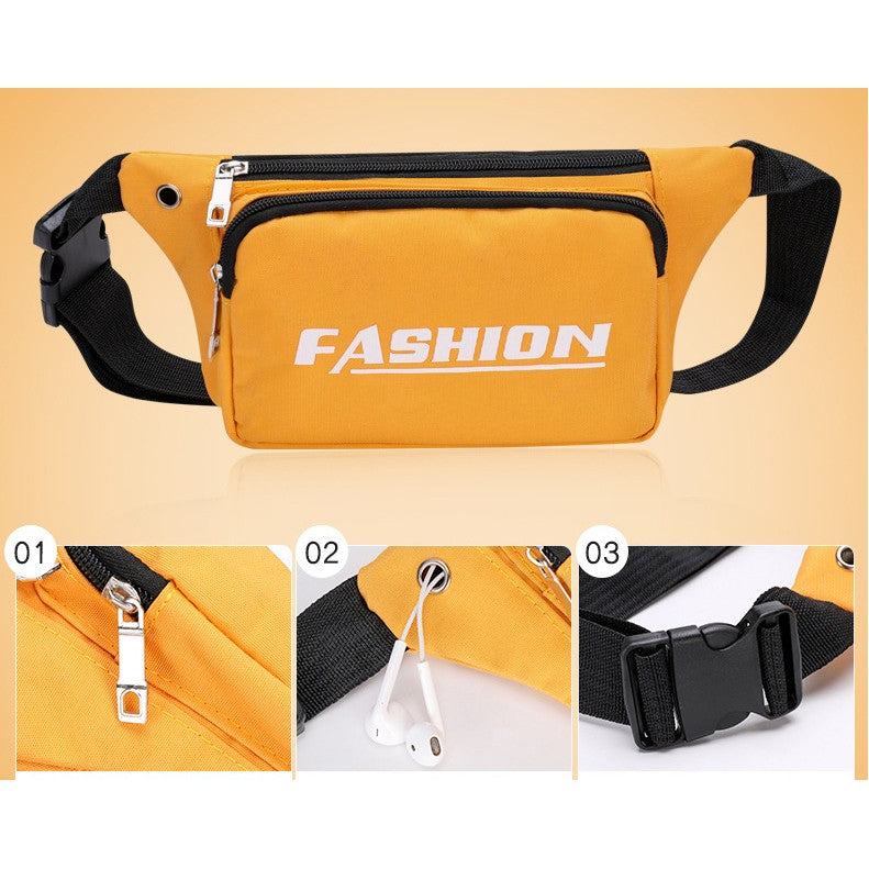 Multi Functional Outdoor Sports Water Resistant Oxford Fanny Pack