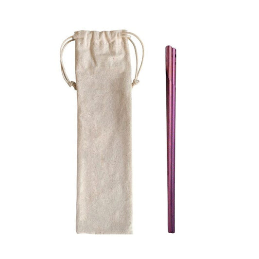 18/8 Stainless Steel Chopsticks w/Canvas Bag